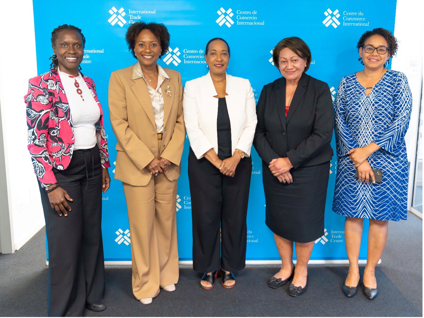 OACPS delegation and partners during a Geneva mission